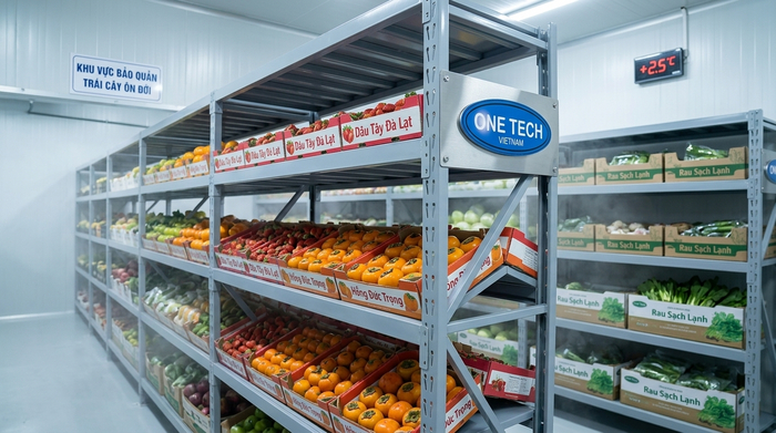 Kệ kho lạnh Lâm Đồng bảo quản nông sản và thực phẩm