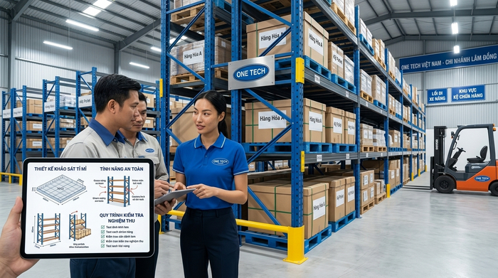 Quy trình lắp đặt kệ pallet tại Lâm Đồng cần khảo sát thiết kế và nghiệm thu rõ ràng
