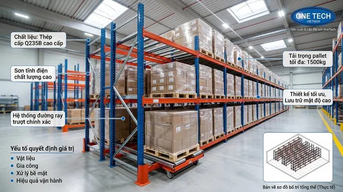 Báo giá kệ Push Back Lâm Đồng theo bản vẽ Báo giá kệ Push Back Lâm Đồng theo bản vẽ kho thực tế