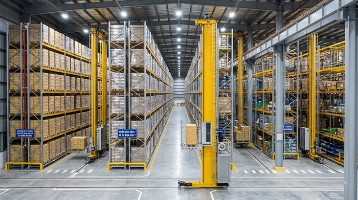 Các mẫu Stacker-Crane chuyên dụng cho kho tại Lâm Đồng