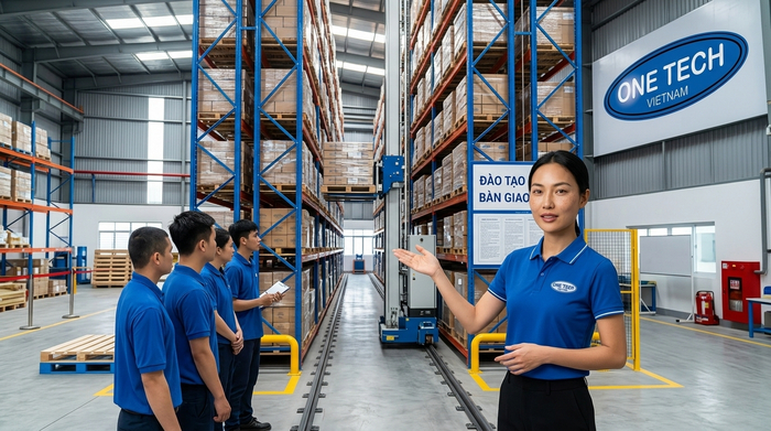 Đào tạo vận hành Stacker-Crane cho nhân sự kho