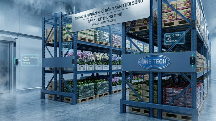 IoT trong kho lạnh thông minh Lâm Đồng Quản lý kho bằng công nghệ IoT trong kho lạnh tại Lâm Đồng