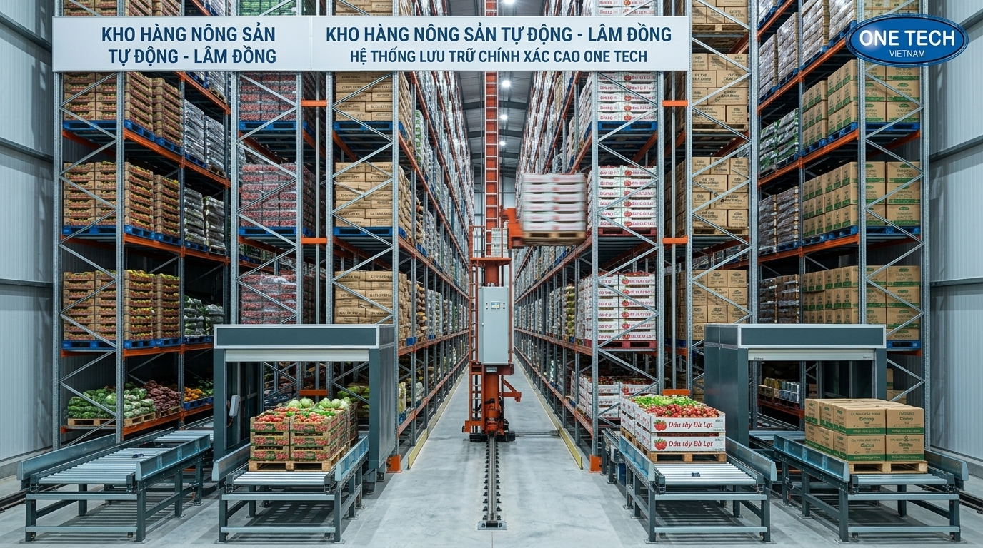 Nguyên lý hoạt động kệ kho ASRS Lâm Đồng Nguyên lý hoạt động của kệ kho ASRS Lâm Đồng trong kho nông sản