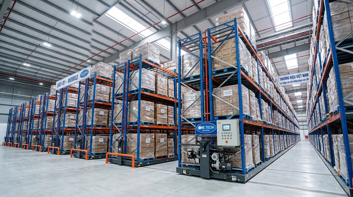 Kệ kho di động tự động hóa Kệ kho di động tự động hóa cho kho pallet tại Lâm Đồng