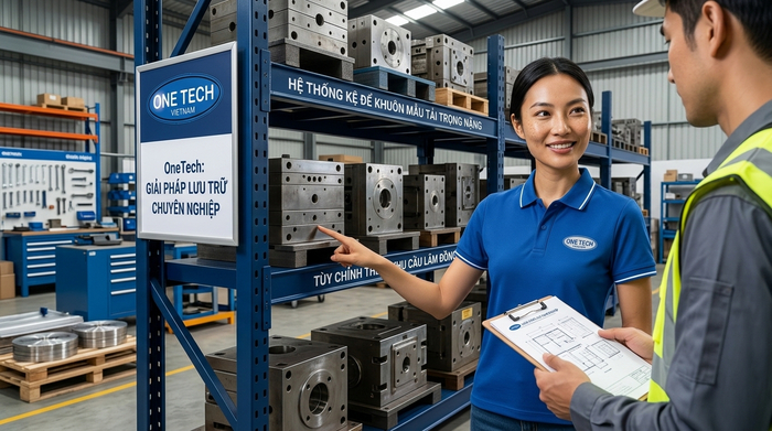 Tư vấn Kệ Khuôn Lâm Đồng OneTech Kệ kho hàng Lâm Đồng OneTech tư vấn kệ khuôn theo yêu cầu