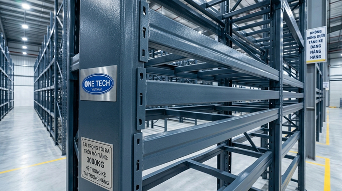 Lắp đặt kệ Selective chứa pallet hàng hóa Kệ Selective trong hệ thống kệ pallet racking