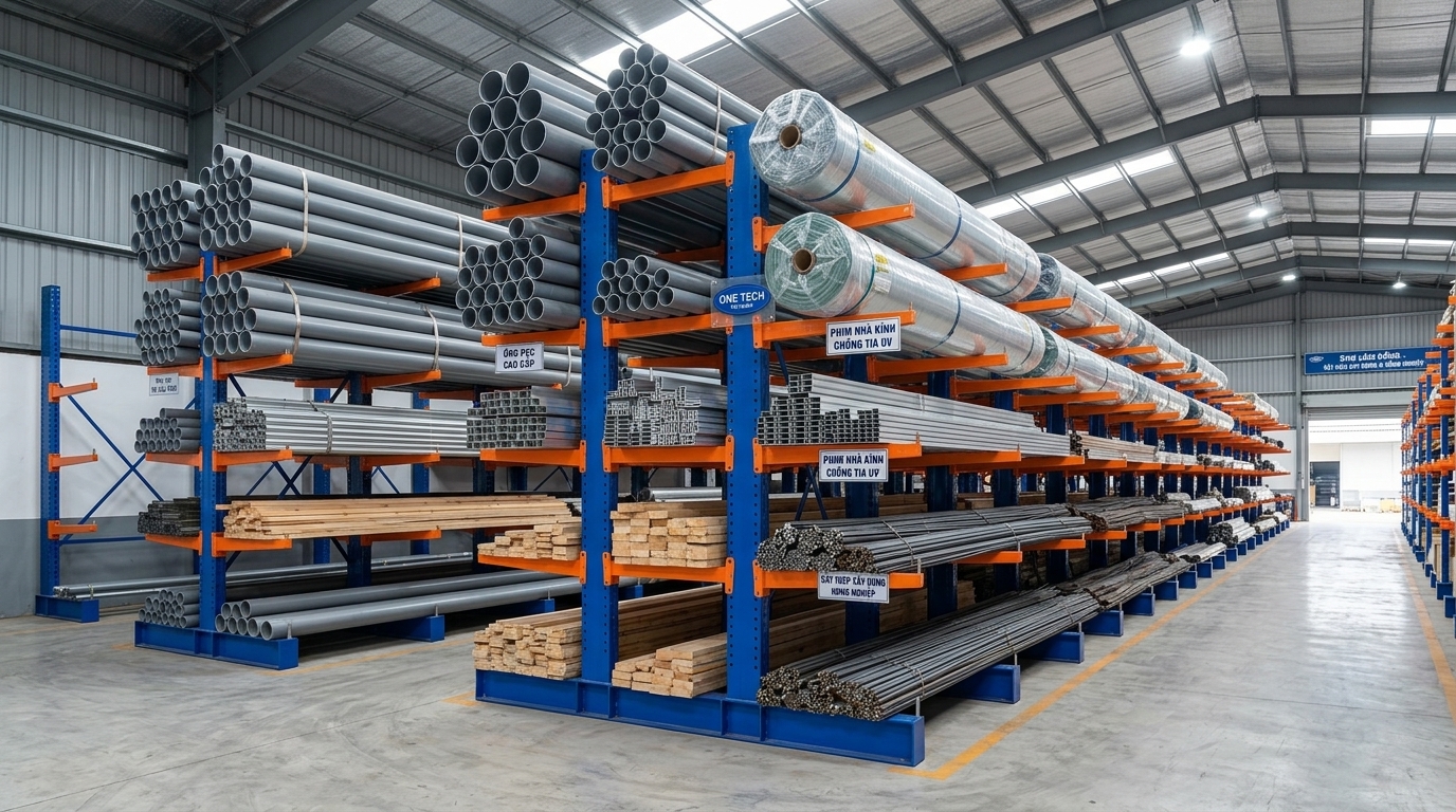 Kệ tay đỡ Lâm Đồng cho kho vật tư nông nghiệp Kệ tay đỡ Lâm Đồng dùng trong kho vật tư nông nghiệp