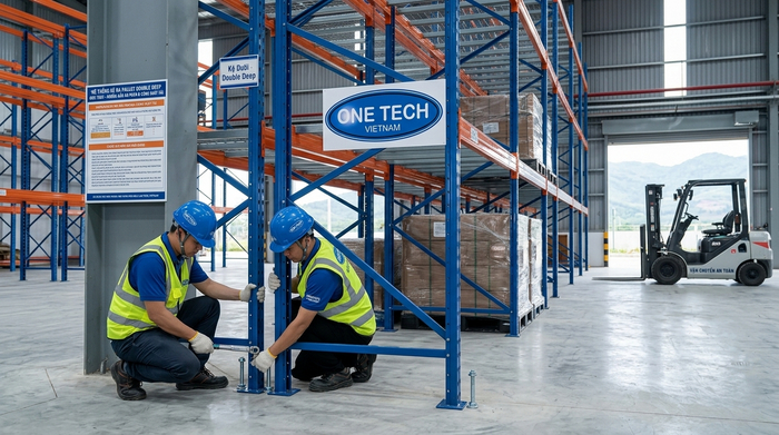 Lắp đặt kệ Double Deep an toàn Lắp đặt kệ Double Deep an toàn cho kho pallet tại Lâm Đồng