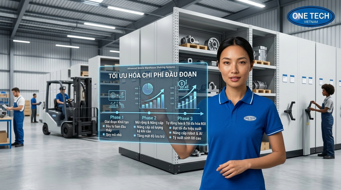 Tối ưu chi phí kệ kho di động Lâm Đồng Tối ưu chi phí đầu tư kệ kho di động Lâm Đồng theo từng giai đoạn