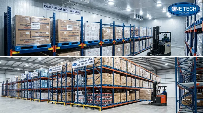 Ứng dụng kệ Push Back trong kho Lâm Đồng Ứng dụng kệ Push Back trong nhiều loại kho tại Lâm Đồng