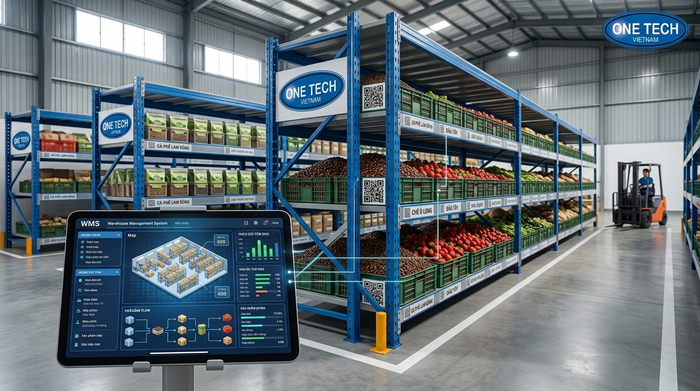 Hệ thống quản lý kho WMS cho doanh nghiệp Lâm Đồng Ứng dụng hệ thống quản lý kho WMS cho kệ kho thông minh Lâm Đồng