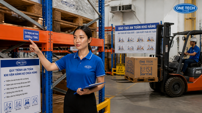 Đào tạo vận hành kệ kho logistics an toàn Đào tạo vận hành kệ kho và xe nâng an toàn tại Lâm Đồng
