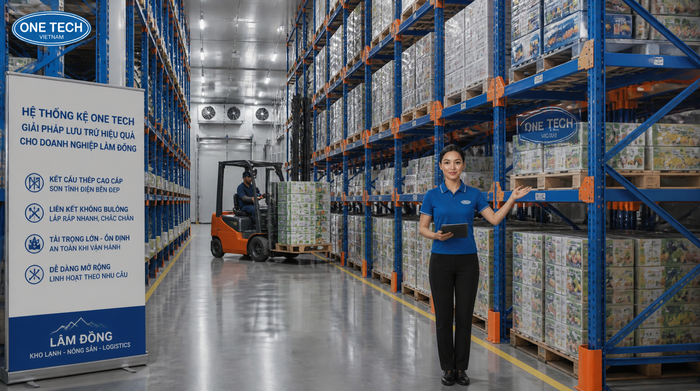Layout kệ kho logistics Lâm Đồng tối ưu xe nâng Bố trí lối đi xe nâng trong kho logistics tại Lâm Đồng