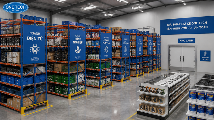 Mô hình ứng dụng kệ kho logistics Lâm Đồng Mô hình kệ kho theo ngành hàng tại Lâm Đồng