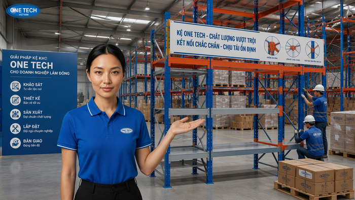 Quy trình lắp đặt kệ kho hàng tại Lâm Đồng
