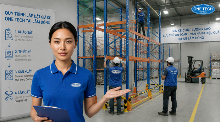 Quy trình lắp đặt kệ kho logistics Lâm Đồng Quy trình lắp đặt kệ kho logistics tại Lâm Đồng