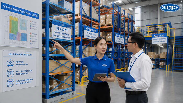 Tư vấn kệ kho dược phẩm Lâm Đồng theo mặt bằng thực tế