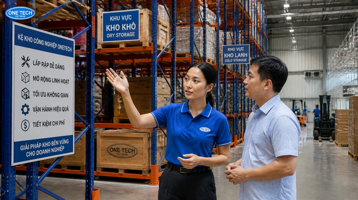 Tư vấn giải pháp kệ kho logistics Lâm Đồng Tư vấn kệ kho logistics Lâm Đồng trực thuộc OneTech