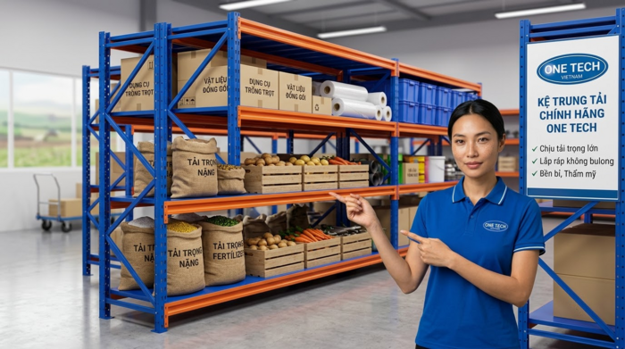 Kệ trung tải cho kho nông sản Đức Trọng Đơn Dương