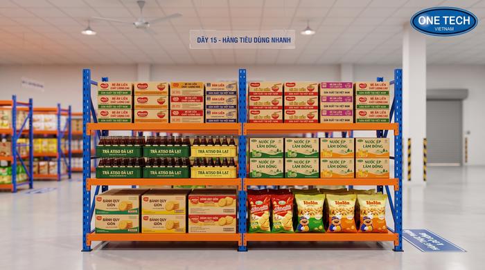 Kệ trung tải Lâm Đồng cho kho FMCG